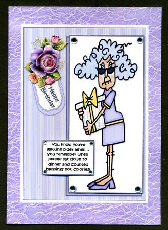 Duel Purple Lace Textured Backing Paper by Katie Silver