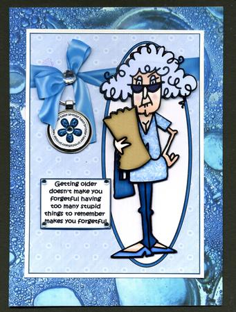 Duel Glass Bubbles Blue Backing Paper by Katie Silver