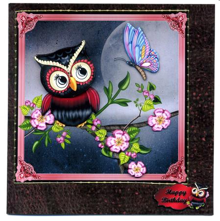 Sparkling Snakeskin Backing Paper - Ruby Red by Katie Silver