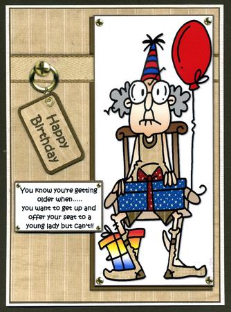Gus Can't Get Out of His Rocker Quick Card by Katie Silver