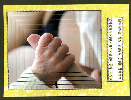 Duel - Shimmering Metallic Yellow Backing Paper by Katie Silver