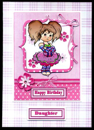Baby Pink Plaid Paper by Katie Silver