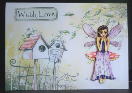 2 A5 Backgrounds for Your Decoupage Ladies & Rubber Stamps by Katie Silver