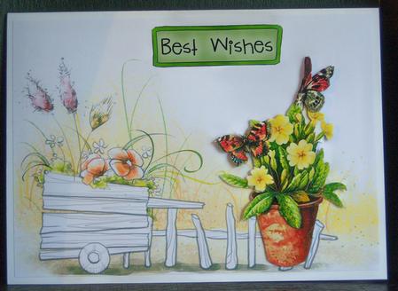2 A5 Backgrounds for Your Decoupage Ladies & Rubber Stamps by Katie Silver
