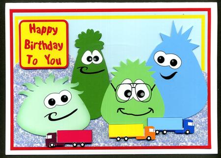 The Blobbles Play with Trucks by Katie Silver