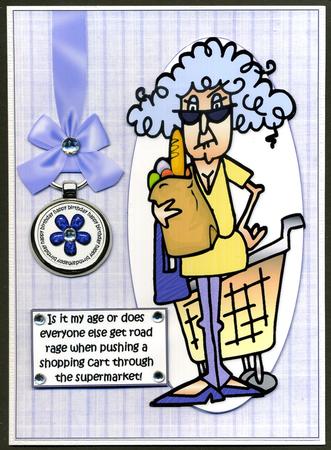 Stella Gets Shopping Rage Quick Card by Katie Silver