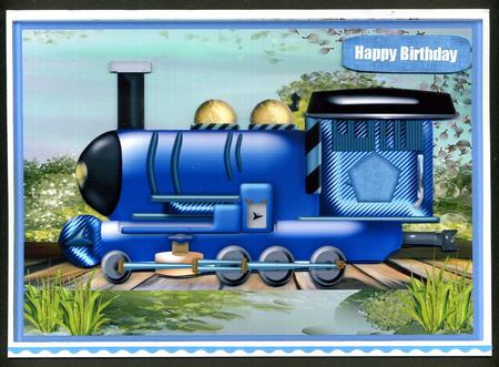 The Train on the Tracks by Katie Silver