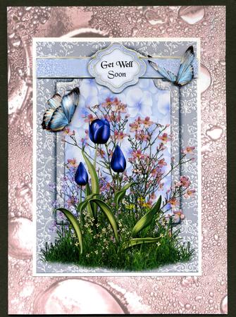 Duel Glass Bubbles Pastel Pink Backing Paper by Katie Silver