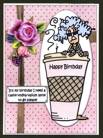 Stella Needs a Special Latte Quick Card by Katie Silver