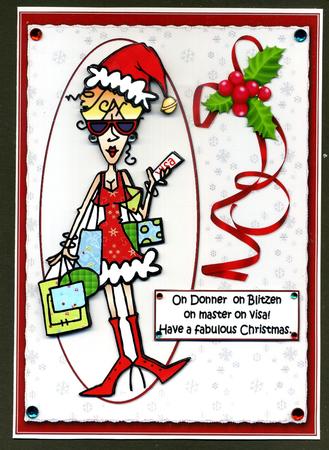 Rita is Christmas Shopping by Katie Silver