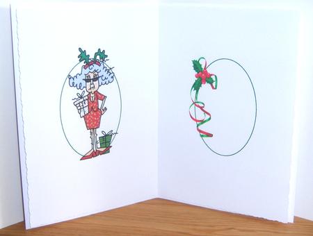 Stella Sends Gus Christmas Wishes Insert by Katie Silver