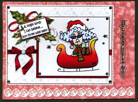 Duel Shimmering Metallic Red Backing Paper by Katie Silver