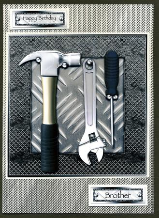 One Basket Weave One Metal Effect Backgrounds by Katie Silver