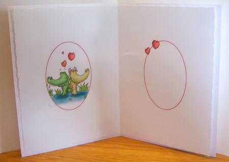Happy Anniversary from One Old Croc to Another Insert by Katie Silver