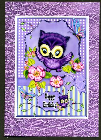 Duel - Pastel Purple Lace Textured Backing Paper by Katie Silver