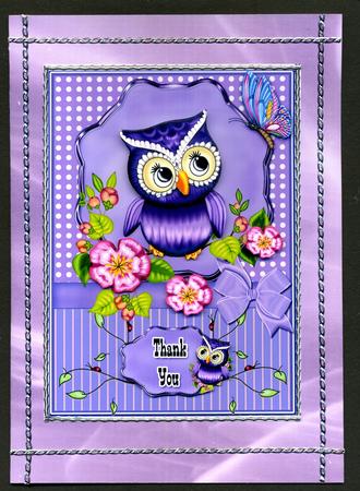 Duel - Streaky Pastel Purple Backing Paper by Katie Silver