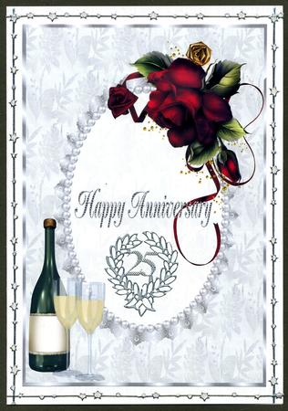 A4 Celebrating Your Silver Wedding Anniversary by Katie Silver