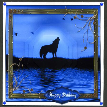 Wolf at Midnight Topper & Pyramid Layers by Katie Silver