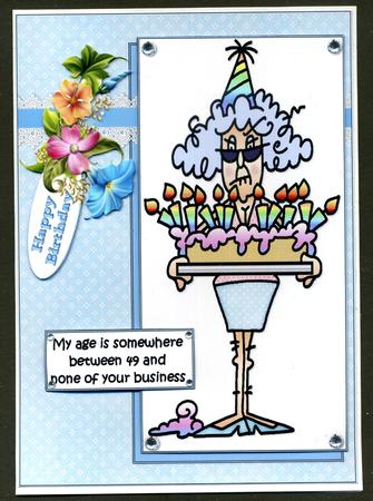 Stella is In-between Ages Quick Card by Katie Silver