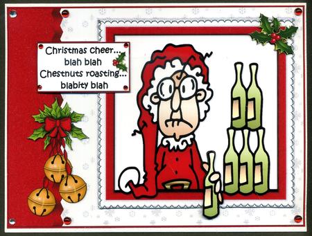 Gus Sends Christmas Wishes Quick Card by Katie Silver
