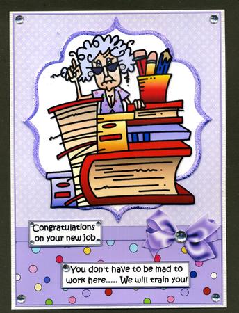 Stella Will Train You New Job/retirement Quick Card by Katie Silver