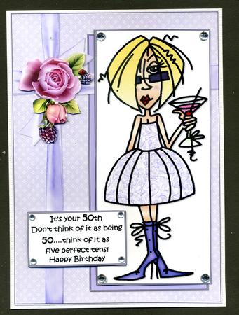 J.j Ia Turning 50 Quick Card by Katie Silver