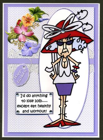 Stella Would Do Anything to Lose 10lb Quick Card by Katie Silver