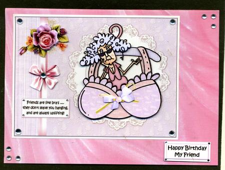 Duel Backing Paper - Rippled Silk - Light Pink by Katie Silver
