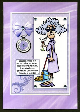 Duel Backing Paper - Rippled Silk - Cadbury Purple by Katie Silver