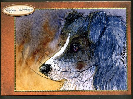 Duel Backing Paper - Distressed Ink - Copper by Katie Silver