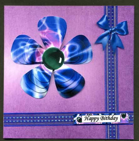 Duel Backing Paper - Distressed Ink - Cadbury Purple by Katie Silver