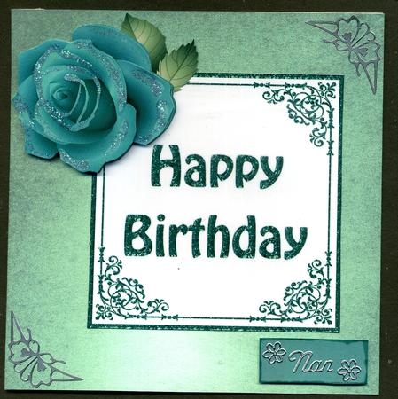 Duel Backing Paper - Distressed Ink - Jade by Katie Silver