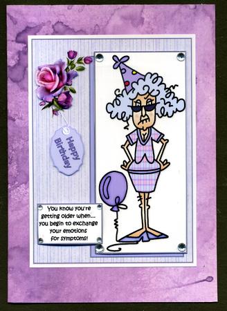 Duel Backing Paper - Ink Splatter - Pastel Purple by Katie Silver