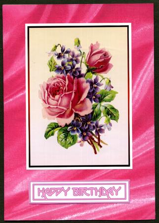 Duel Backing Paper - Rippled Silk - Magenta by Katie Silver