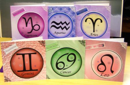 Zodiac Symbol Toppers No1 by Katie Silver