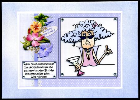 Duel Backing Paper - Distressed Ink - Pastel Blue by Katie Silver