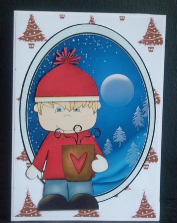Red Christmas Tree by Katie Silver