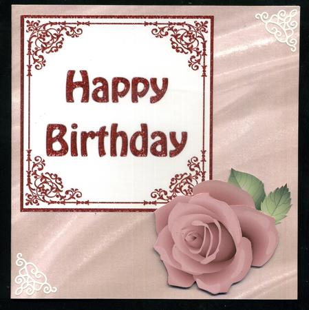 Fancy Framed Happy Birthday Toppers - Earthy Shades 2 by Katie Silver