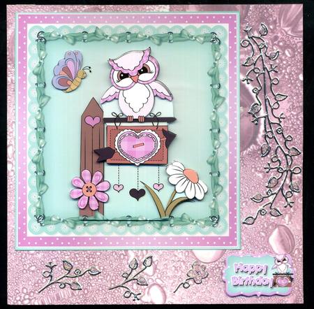 Duel - Glass Bubbles - Sugar Pink Backing Paper by Katie Silver