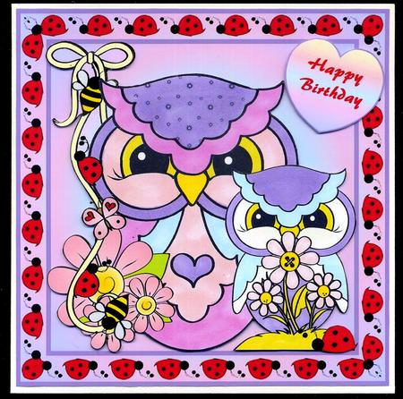 Owls and Insects by Katie Silver