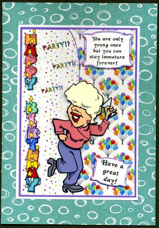 Doodle Dandy Birds Backing Paper - Blue - Set 1 by Katie Silver