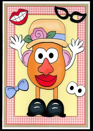 Mrs Potato Head by Katie Silver