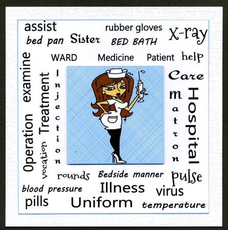 Nurse Urban Art by Katie Silver