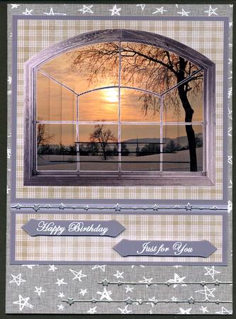 Ethereal Fairy ' Sunset ' Backing Paper by Katie Silver