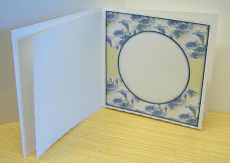 Beautiful 6x6 Torn Strip Vintage Butterfly Insert by Katie Silver