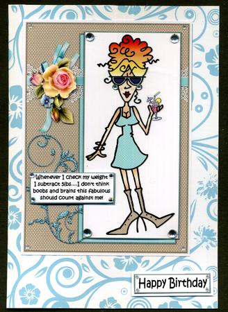 Floral Swirls A4 Backing Paper by Katie Silver