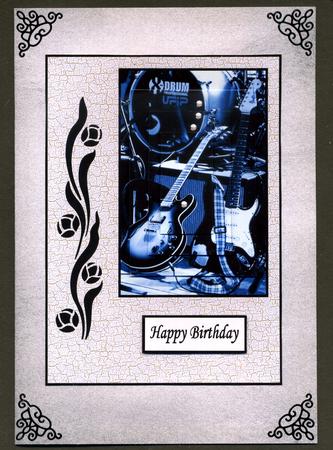Duel Backing Paper - Distressed Ink - Silver by Katie Silver
