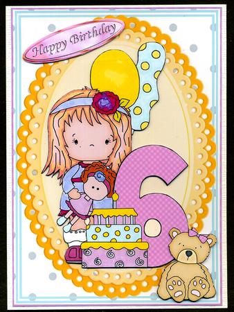 Party Girl - 6 Years Old by Katie Silver