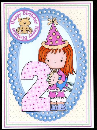 Party Girl - 2 Years Old by Katie Silver