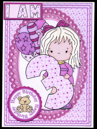 Party Girl - 3 Years Old by Katie Silver